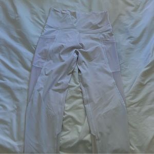 aerie offline white leggings